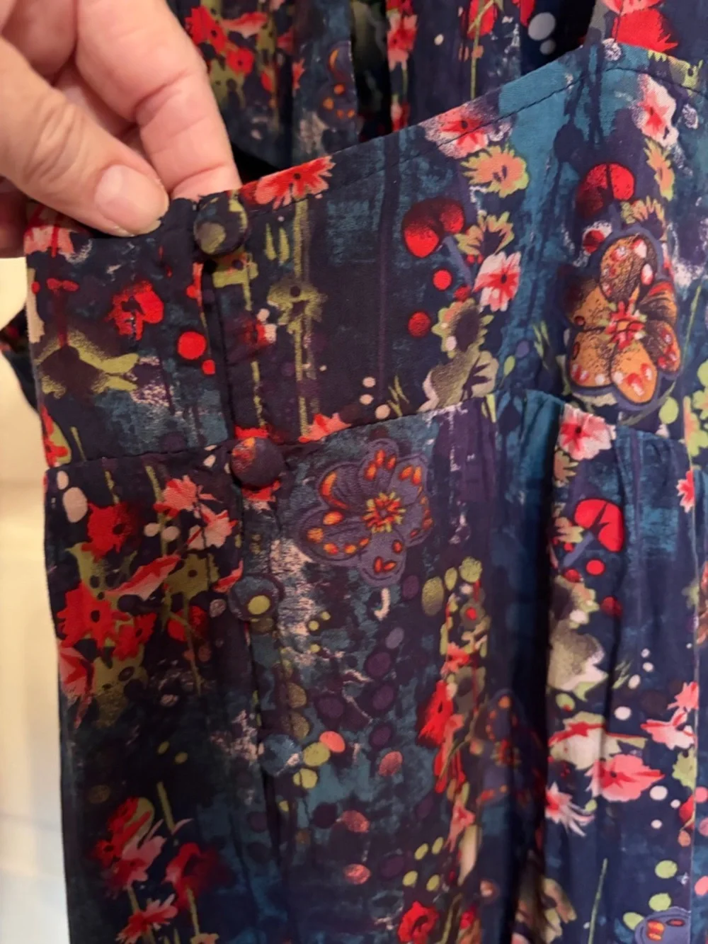 NATURAL LIFE “Hallie” Printed Halter Maxi Dress—XL - Picture 6 of 8